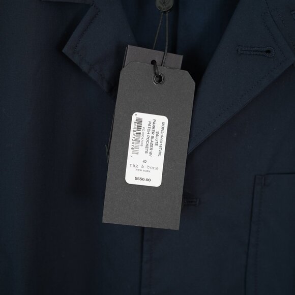 Rag & Bone light weight blazer in navy - Picture 3 of 3